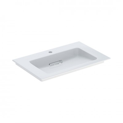 Geberit One umywalka 75x48 cm meblowa prostokątna biała KeraTect 505.004.00.1