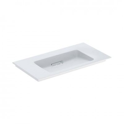 Geberit One umywalka 90x48 cm meblowa prostokątna biała KeraTect 505.005.00.1