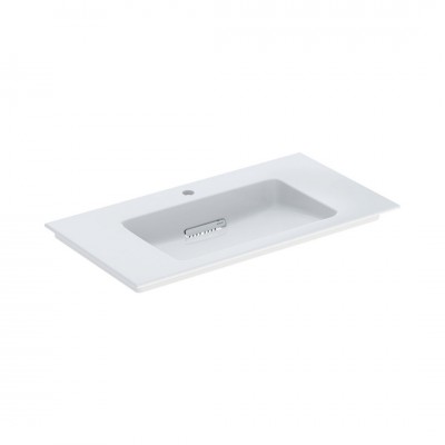 Geberit One umywalka 90x48 cm meblowa prostokątna biała KeraTect 505.006.00.1
