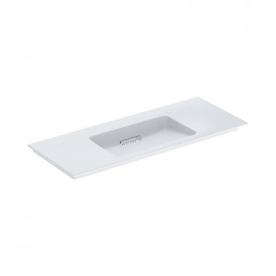 Geberit One umywalka 120x48 cm meblowa prostokątna biała KeraTect 505.016.00.1