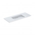 Geberit One umywalka 120x48 cm meblowa prostokątna biała KeraTect 505.016.00.1
