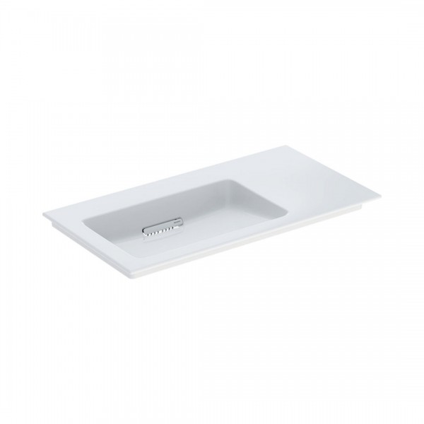 Geberit One umywalka 90x48 cm meblowa prostokątna lewa biała KeraTect 505.008.00.1