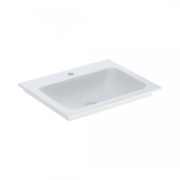 Geberit One umywalka 60x48 cm meblowa prostokątna biała KeraTect 505.010.01.1