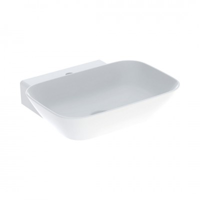 Geberit One umywalka 50x42,5 cm nablatowa prostokątna biała KeraTect 505.041.01.6