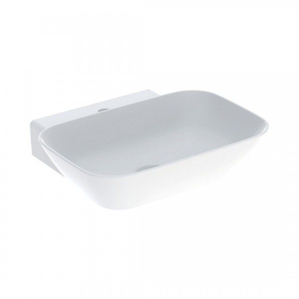 Geberit One umywalka 50x42,5 cm nablatowa prostokątna biała KeraTect 505.041.01.6