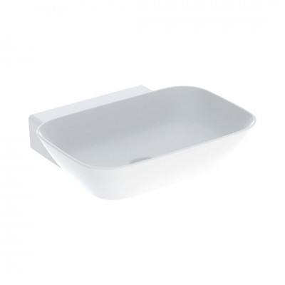 Geberit One umywalka 50x42,5 cm nablatowa prostokątna biała KeraTect 505.040.01.6