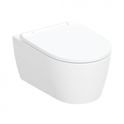 Geberit One miska WC wisząca TurboFlush z deską wolnoopadającą biała KeraTect 500.201.01.1