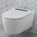 Geberit One miska WC wisząca TurboFlush spłukiwanie wirowe z deską wolnoopadającą biała KeraTect 500.202.01.1