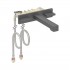Geberit One bateria umywalkowa podtynkowa wylewka 16,5 cm czarny mat 116.463.14.1