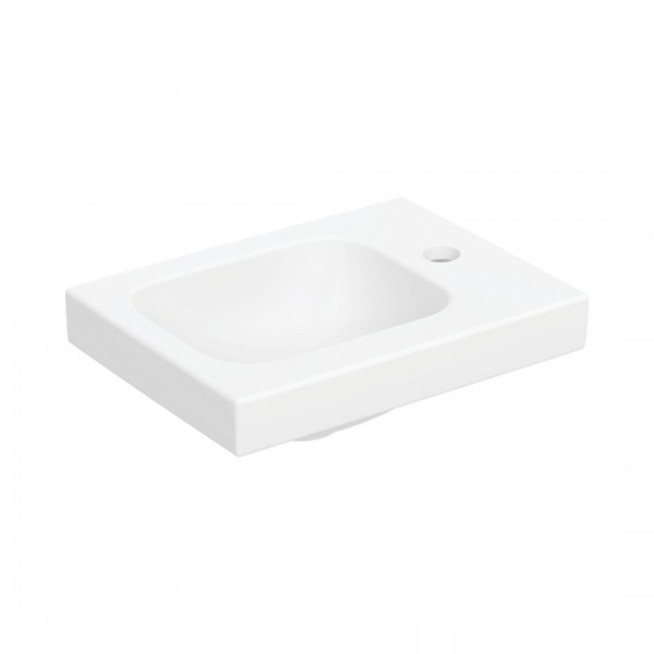 Geberit iCon Light umywalka 38x28 cm meblowa prawa biały mat 501.830.JT.1