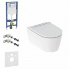 Geberit Duofix One zestaw WC podtynkowy 5w1 biały połysk KeraTeck 73401
