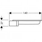 Hansgrohe mydelniczka Cassetta S 28684000