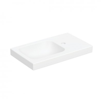 Geberit iCon Light umywalka 53x31 cm meblowa prawa biała mat 501.832.JT.1