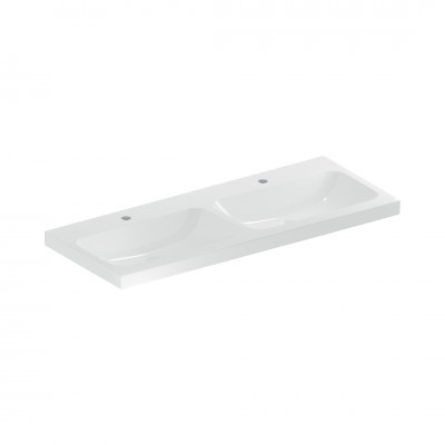 Geberit iCon Light umywalka 120x48 cm meblowa podwójna prostokątna biała 501.838.00.5