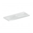 Geberit iCon Light umywalka 120x48 cm meblowa podwójna prostokątna biała 501.838.00.7