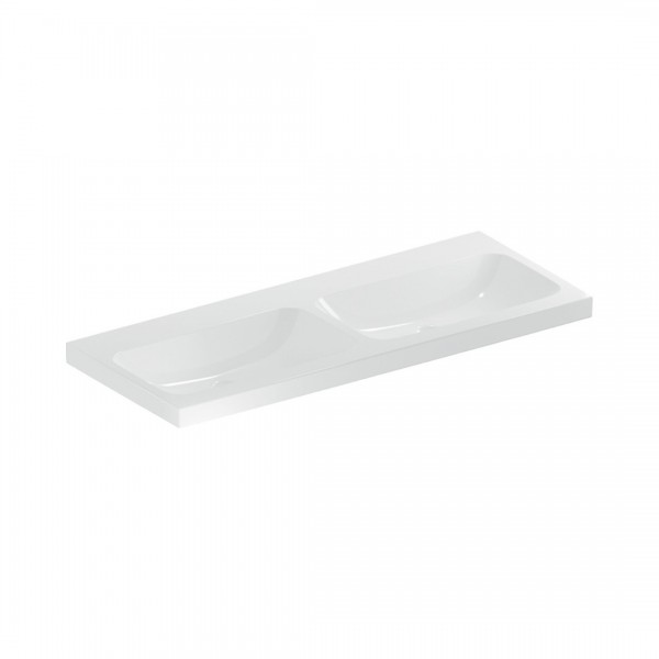 Geberit iCon Light umywalka 120x48 cm meblowa podwójna prostokątna biała 501.838.00.7