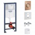 Grohe Rapid SL spłuczka podtynkowa 5w1 przycisk miedź szczotkowana 73519