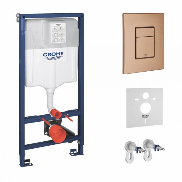 Grohe Rapid SL spłuczka podtynkowa 4w1 przycisk brushed warm sunset 73526