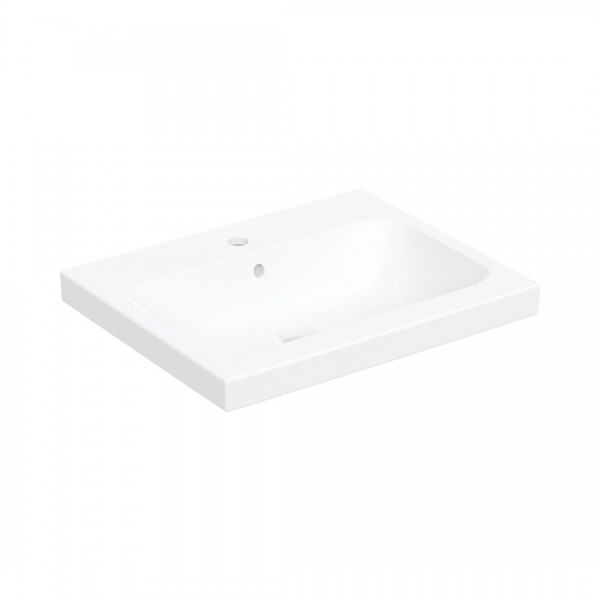 Geberit iCon umywalka 60x48 cm nablatowa prostokątna biała 501.847.00.1