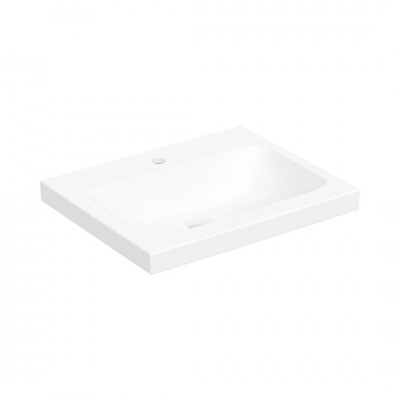 Geberit iCon Light umywalka 60x48 cm nablatowa prostokątna biała 501.847.00.5