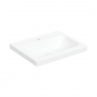 Geberit iCon Light umywalka 60x48 cm nablatowa prostokątna biała 501.847.00.5