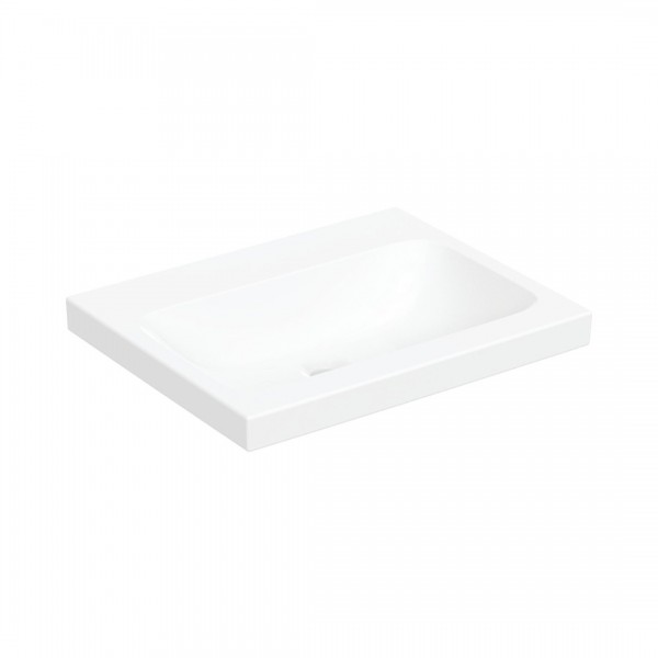 Geberit iCon Light umywalka 60x48 cm nablatowa prostokątna biała 501.847.00.7