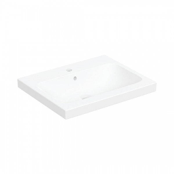 Geberit iCon Light umywalka 60x48 cm nablatowa prostokątna biały mat 501.847.JT.1