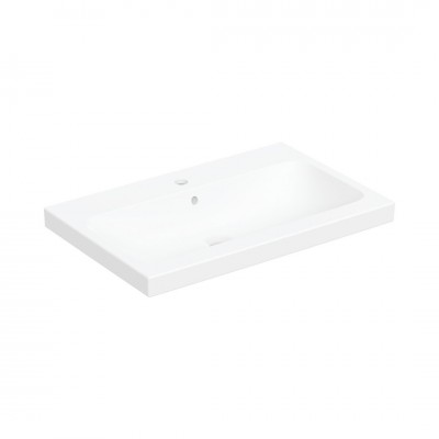 Geberit iCon Light umywalka 75x48 cm nablatowa prostokątna biały mat 501.848.JT.1