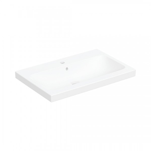 Geberit iCon Light umywalka 75x48 cm nablatowa prostokątna biały mat 501.848.JT.1