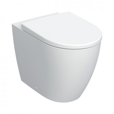 Geberit iCon miska WC stojąca Rimfree z deską wolnoopadającą biały mat 502.383.JT.1