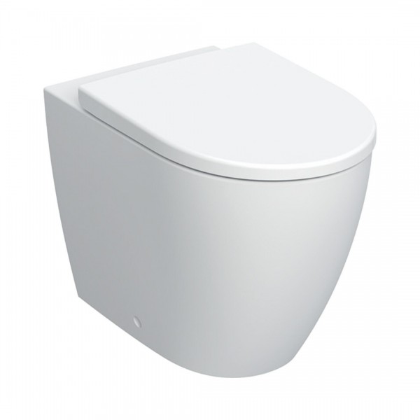 Geberit iCon miska WC stojąca Rimfree z deską wolnoopadającą biały mat 502.383.JT.1