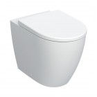 Geberit iCon miska WC stojąca Rimfree z deską wolnoopadającą biały mat 502.383.JT.1