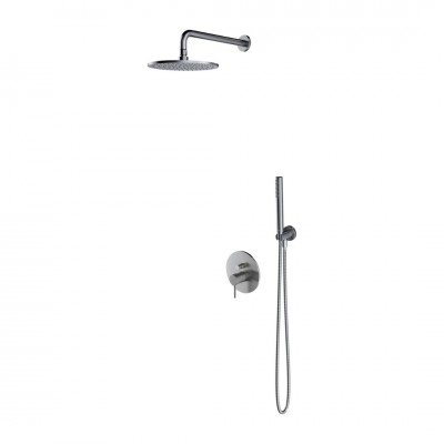 Omnires Y kompletny zestaw prysznicowy podtynkowy deszczownica 25 cm nikiel szczotkowany SYSY35NI Omnires Y kompletny zestaw prysznicowy podtynkowy deszczownica 25 cm nikiel szczotkowany SYSY35NI