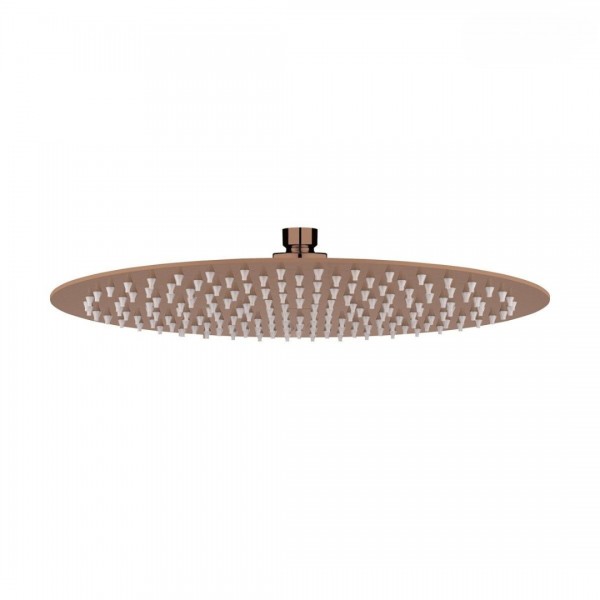 Oltens Vindel deszczownica 30 cm okrągła miedź szczotkowana 37006610