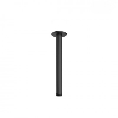 Oltens Aera ramię prysznicowe sufitowe 15 cm czarny mat 39405300