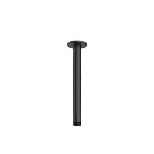 Oltens Aera ramię prysznicowe sufitowe 15 cm czarny mat 39405300