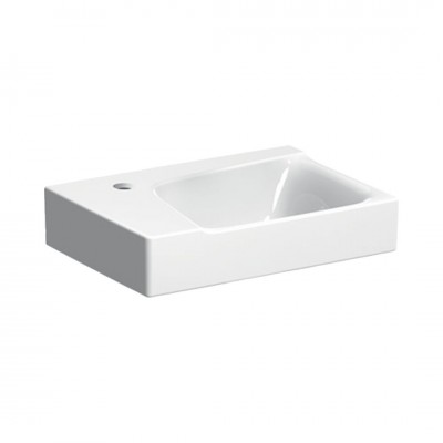 Geberit Xeno2 umywalka 40x28 cm meblowa prostokątna lewa biała KeraTect 500.528.01.1