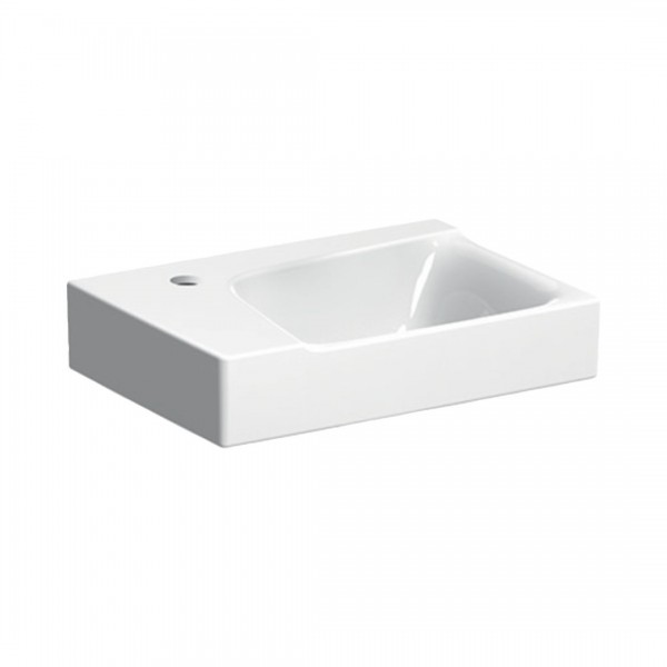 Geberit Xeno2 umywalka 40x28 cm meblowa prostokątna lewa biała KeraTect 500.528.01.1