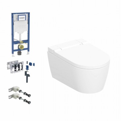 Geberit Duofix DuoFresh AquaClean Sela zestaw WC podtynkowy 6w1 toaleta myjąca wisząca spłukiwanie wirowe biała KeraTeck 73626 Geberit Duofix DuoFresh AquaClean Sela zestaw WC podtynkowy 6w1 toaleta myjąca wisząca spłukiwanie wirowe biała KeraTeck 73626