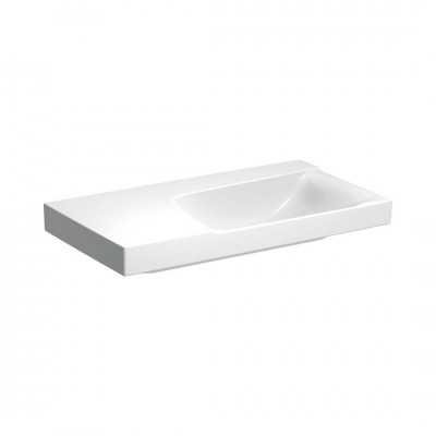 Geberit Xeno2 umywalka 90x48 cm meblowa prostokątna lewa biała KeraTect 500.536.01.1