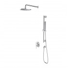 Omnires Y zestaw prysznicowy podtynkowy z deszczownicą 25 cm chrom SYSY47CR