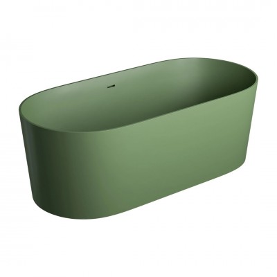 Omnires Ovo M+ wanna wolnostojąca 160x75 cm zielony mat OVO160WWZPOL