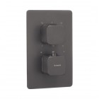Deante Box bateria wannowo-prysznicowa podtynkowa termostatyczna titanium BXY_DECT