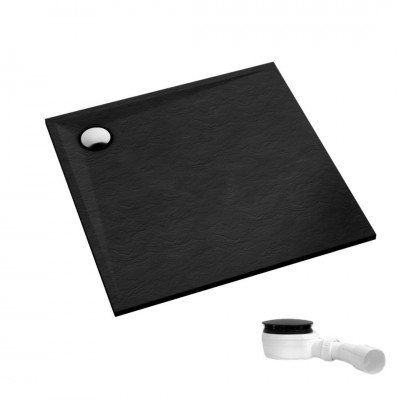 Schedpol Etrusco Black Stone brodzik kwadratowy 90x90 cm 3.461/C/ST