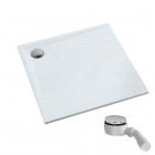 Schedpol Etrusco White Stone brodzik kwadratowy 80x80 cm 3.460/B/ST