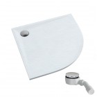 Schedpol Etrusco White Stone brodzik półokrągły 80x80 cm 3.463/B/ST
