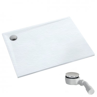 Schedpol Etrusco White Stone brodzik prostokątny 90x140 cm 3.471/B/ST