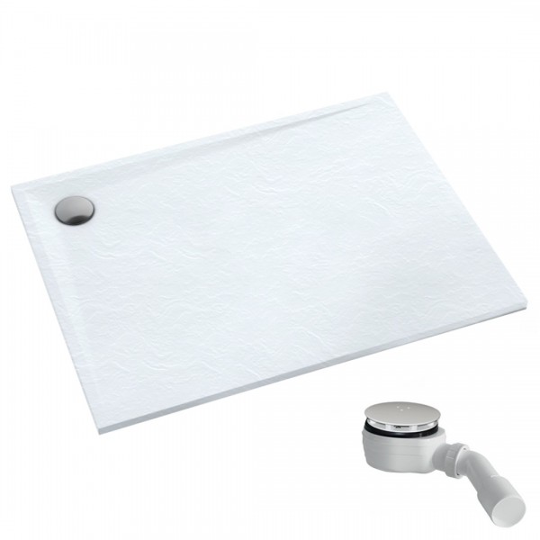 Schedpol Etrusco White Stone brodzik prostokątny 90x160 cm 3.476/B/ST