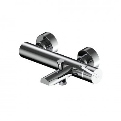 Aquagrif Urban bateria wannowa ścienna chrom 01URB400CR