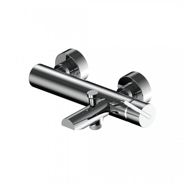 Aquagrif Urban bateria wannowa ścienna chrom 01URB400CR